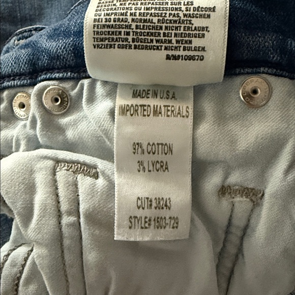 Citizens of humanity sz 28 button fly jeans - Picture 7 of 13